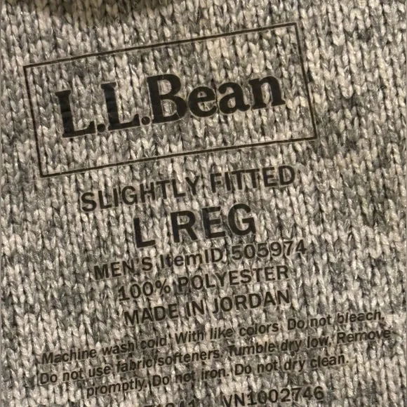 L.L. Bean Men's Gray Sweater - Picture 3 of 6